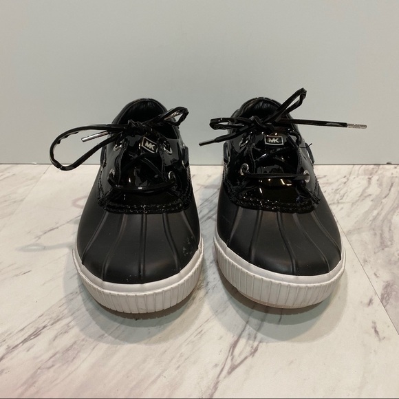 Michael Kors Hyde Black Duck Shoes 6 - Picture 2 of 9